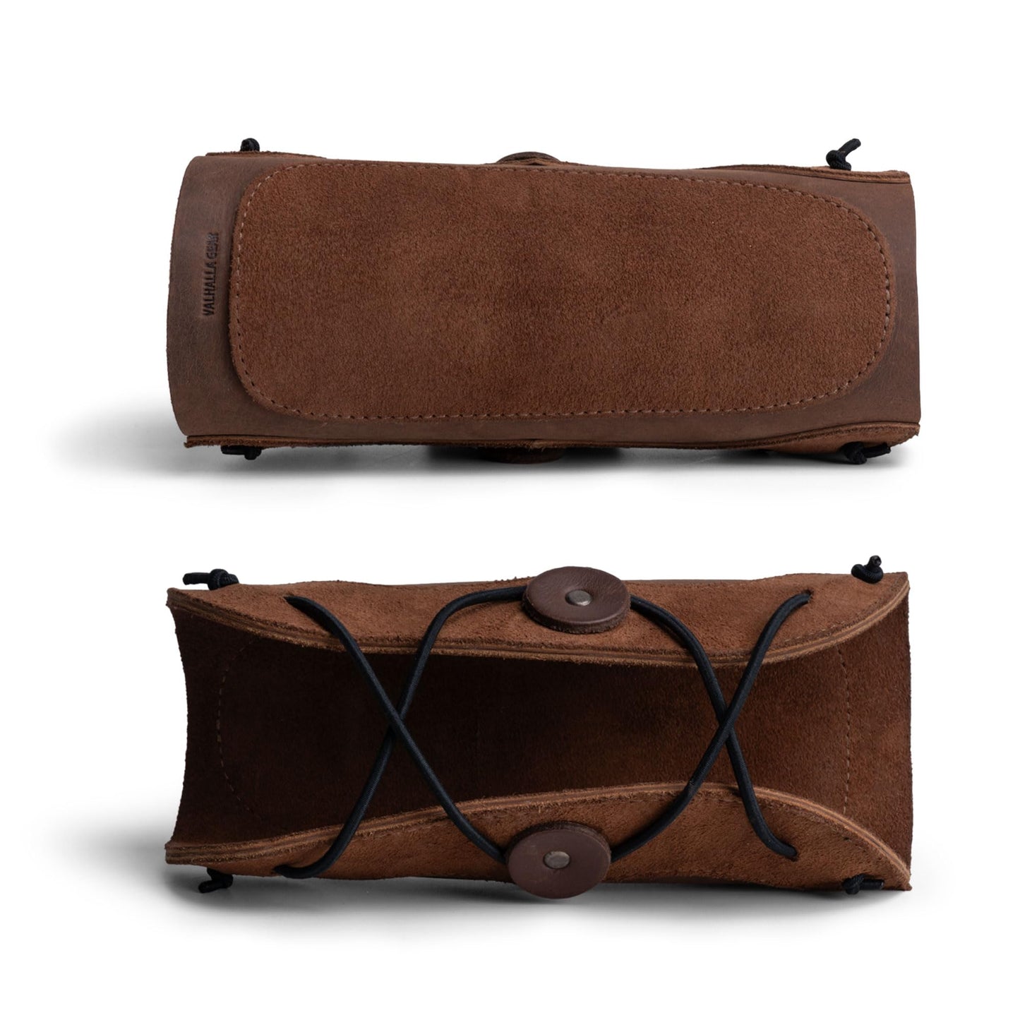 Valhalla Gear, Archery Bracer with Elastic, Forearm Protector for Bow Shooting Practice, Armband, Wrist Guard, Cosplay, Adjustable Buckle Straps, Full Grain Leather, Handmade, Bourbon Brown