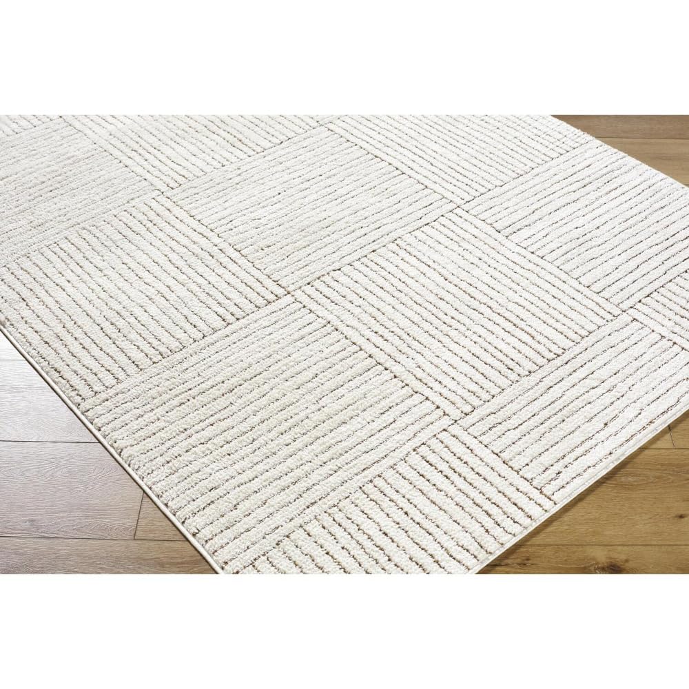 Livabliss x Galey Alix Architect II Modern Geometric Area Rug, 7'10" x 10' (8' x 10'), Brown