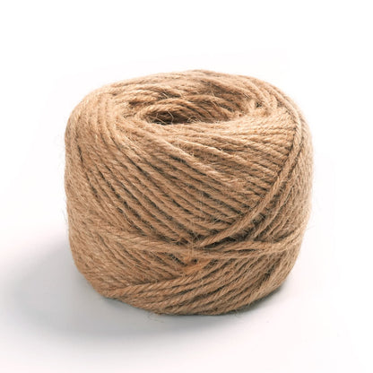 Cambaverd Garden Twine Natural Jute Twine 200 Feet 3mm 4ply Twine String for Climbing Plants Gardening Crafts Gifts Wrapping Decoration Bundling Packing String