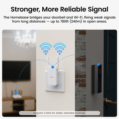 Doorbell Camera Wireless, aosu Battery-Powered Video Doorbell with Chime, 2K Resolution,Support local Storage,166° Ultra Wide Angle,180-Day Battery Life, AI Detection, Work with Alexa&Google Assistant