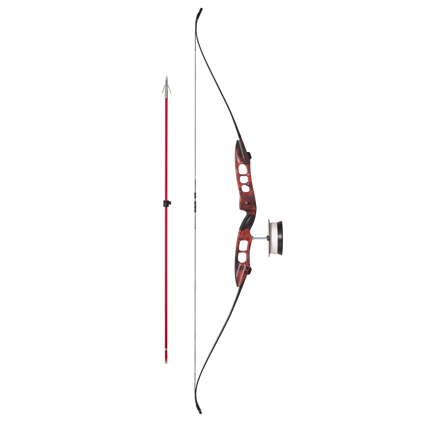 Cajun Bowfishing Fish Stick RTF Kit Bow, Ready-to-Fish Package, 56" Long, Draw Weight Peak of 45lbs, Extreme Durability, Maximum Performance
