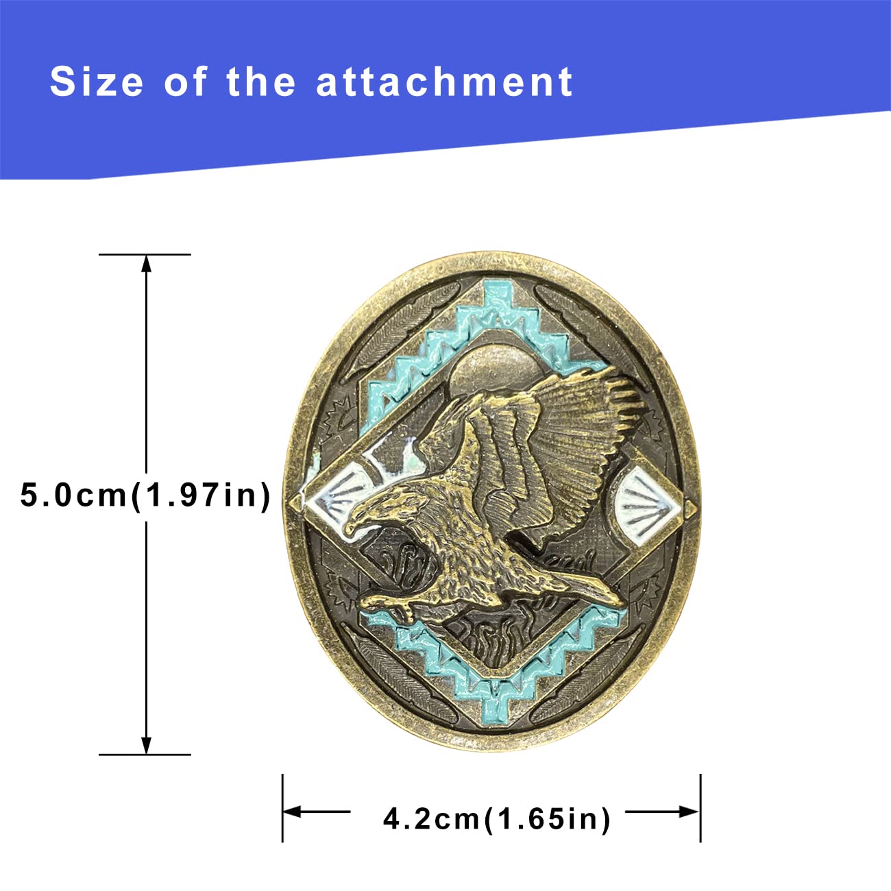 QUKE Native American Western Cowboy 3D Bald Eagle Sunset Bolo Tie Hand-woven Leather Bronze Bola Tie Necktie for Men Women