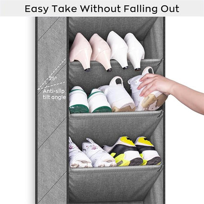 SLEEPING LAMB Over The Door Shoe Organizer