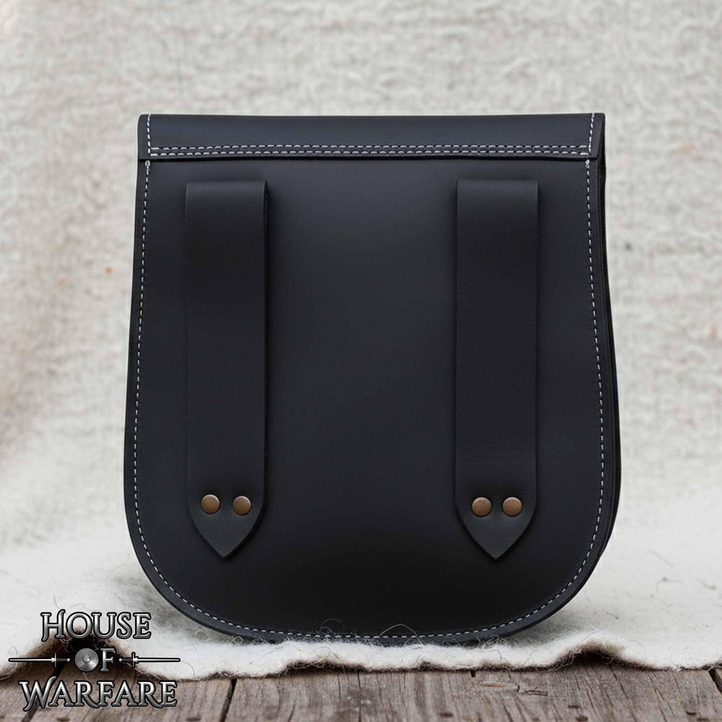 Medieval Belt Pouch – Genuine Leather & Suede Bag with Brass Buckle | Spanish Applique | LARP Renaissance Viking & Fantasy Accessory (Barbarian Warrior Bag)