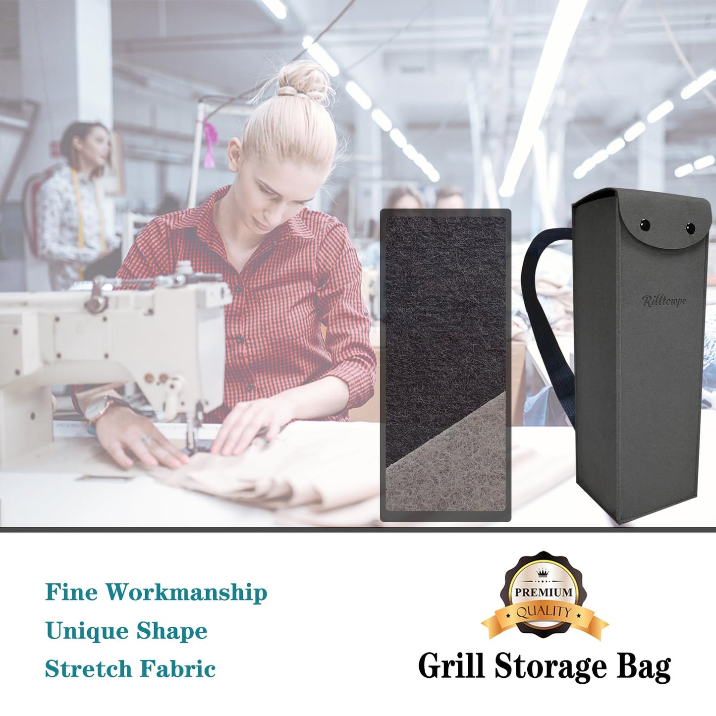 Grill tool bag，BBQ tool storage，Grilling Bags for Outdoor Grilling, Grill tool storage， BBQ tool bag， grill utensil storage,Foldable Grill Bag for Camping and Hiking BBQ.