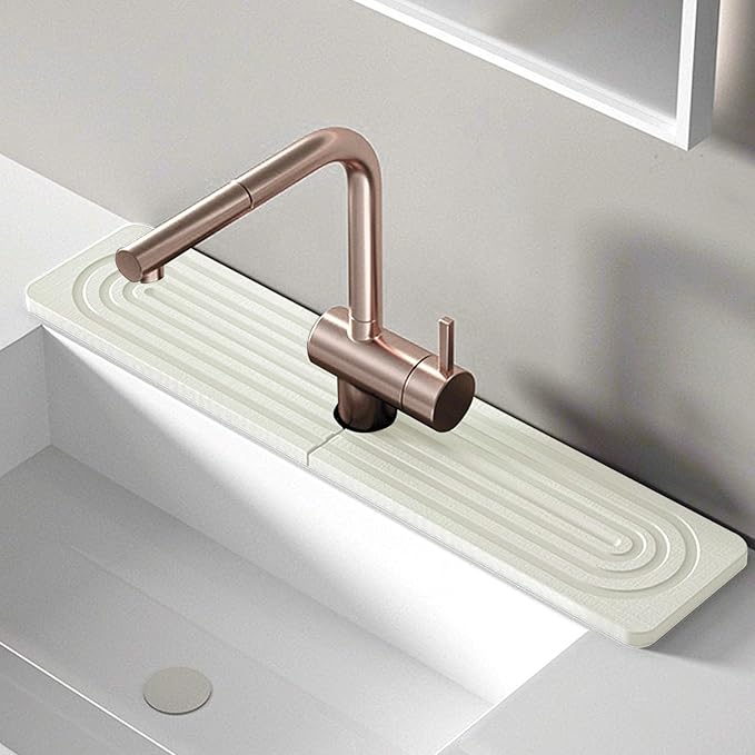Stargaz Faucet Mat For Kitchen Sink，Sink stone quick dry around faucet