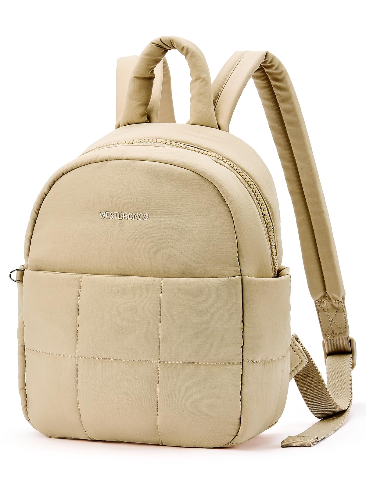 WESTBRONCO Mini Backpack for Women Nylon Small Fashion Backpacks Purse Puffer Lightweight Backpacks for Travel, Shopping, Daily