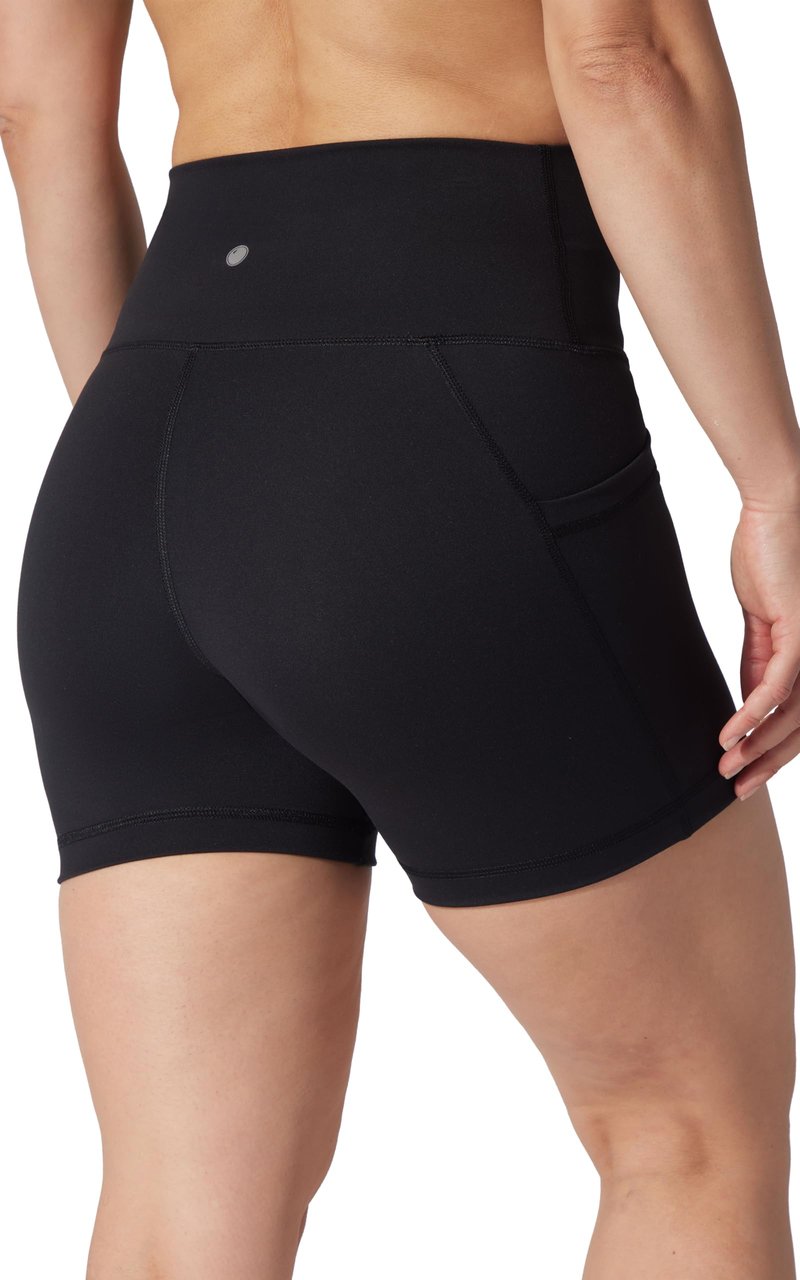 Yogalicious Womens High Waisted Biker Shorts Squat Proof Workout Yoga Short 5”, 7” 2 Pack - Black (W/Pocket) / Black (No Pocket) 5" - Small