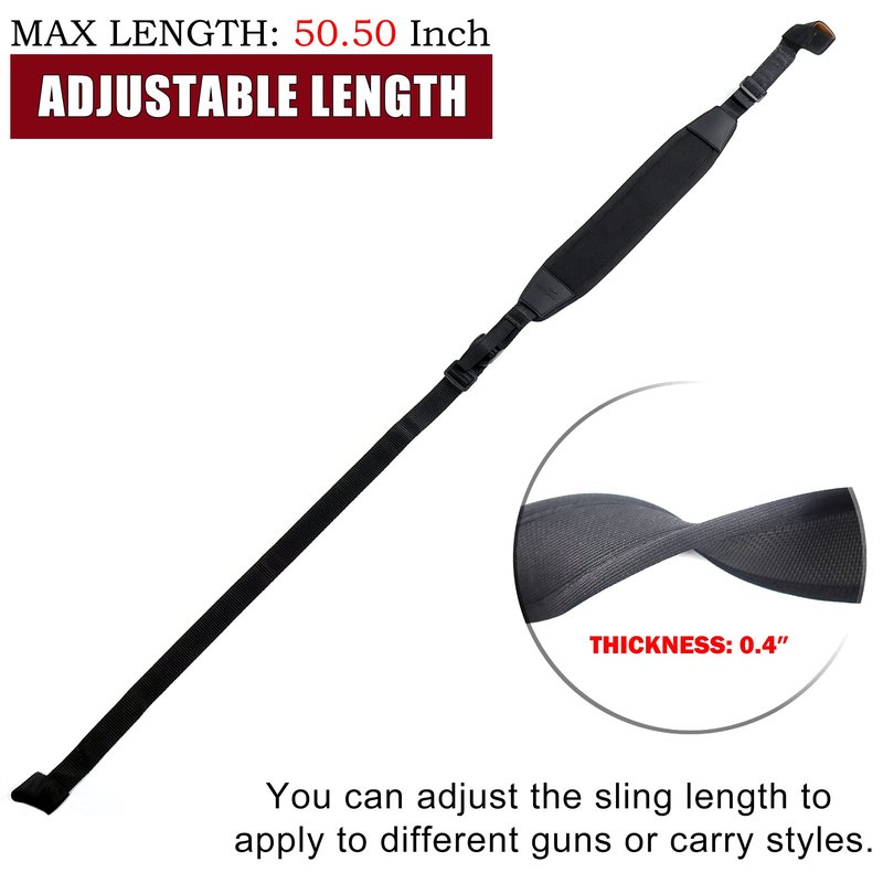 HUNTPAL Stalker Sling Two Point Gun Shotgun Rifle Sling with Swivels