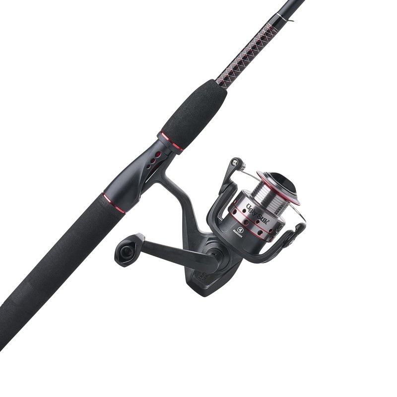 Ugly Stik 7’ GX2 Spinning Fishing Rod and Reel Spinning Combo, Ugly Tech Construction with Clear Tip Design, 7’ 1-Piece Rod