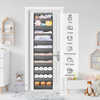 SLEEPING LAMB Over The Door Shoe Organizer