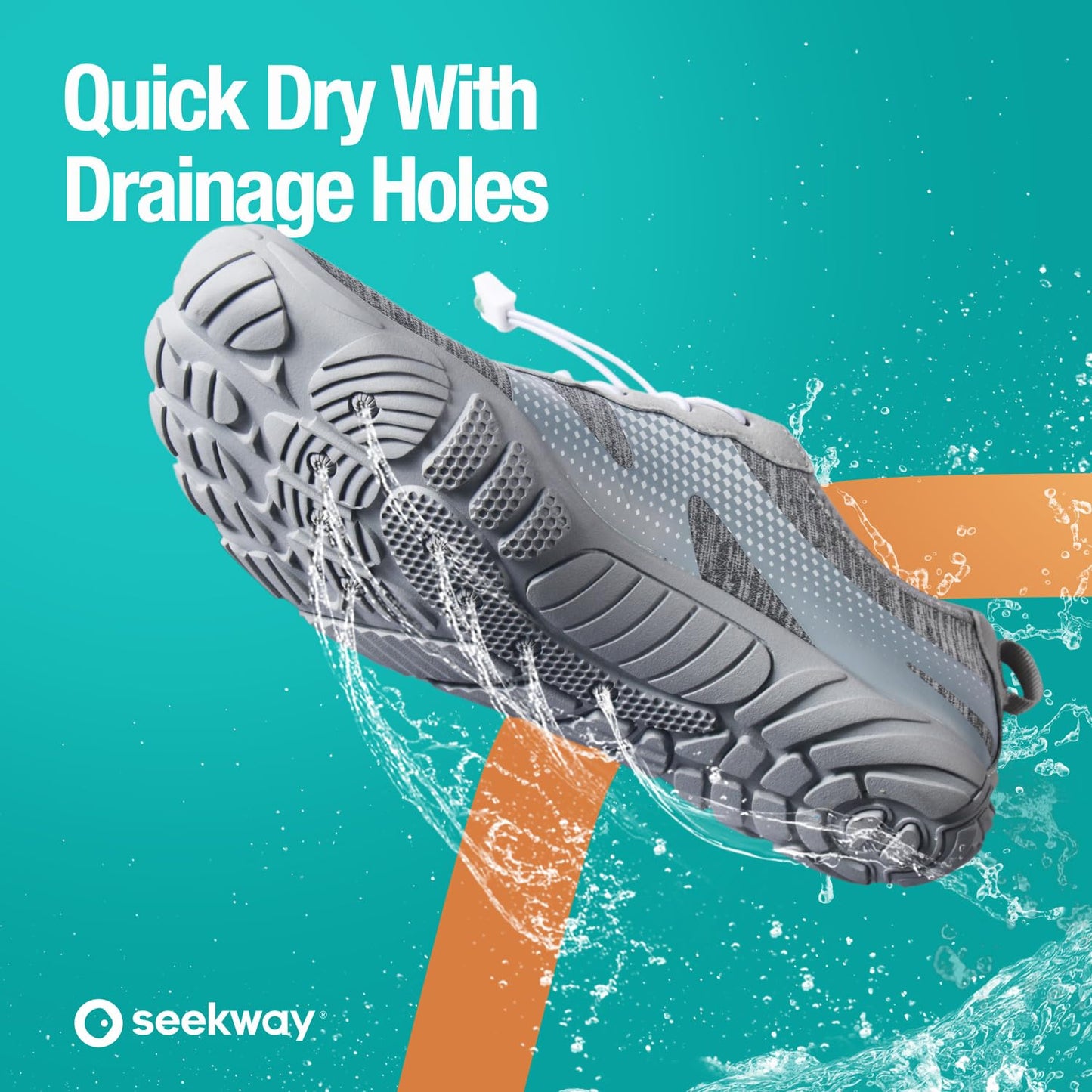 SEEKWAY Water Shoes Men Women Adult Quick-Dry Aqua Sock Barefoot for Beach Swim River Pool Lake Hiking Kayaking Surfing