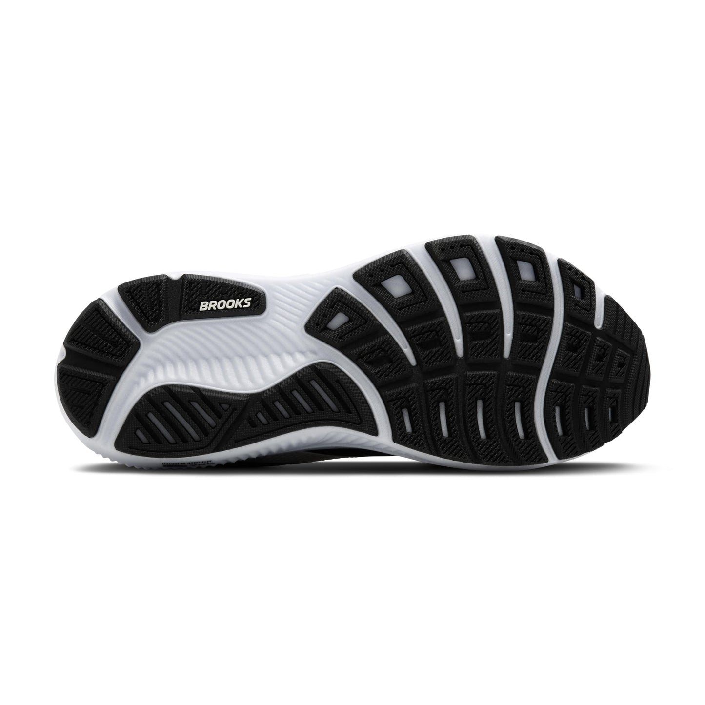 Brooks Women’s Ghost 17 Neutral Running Shoe - Black/Grey/White - 8.5 Medium