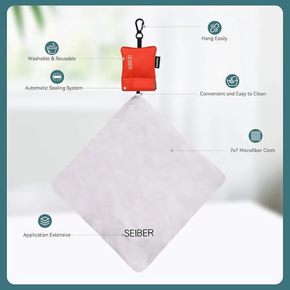 SEIBER Eyeglass Cleaning Microfiber Cloth -