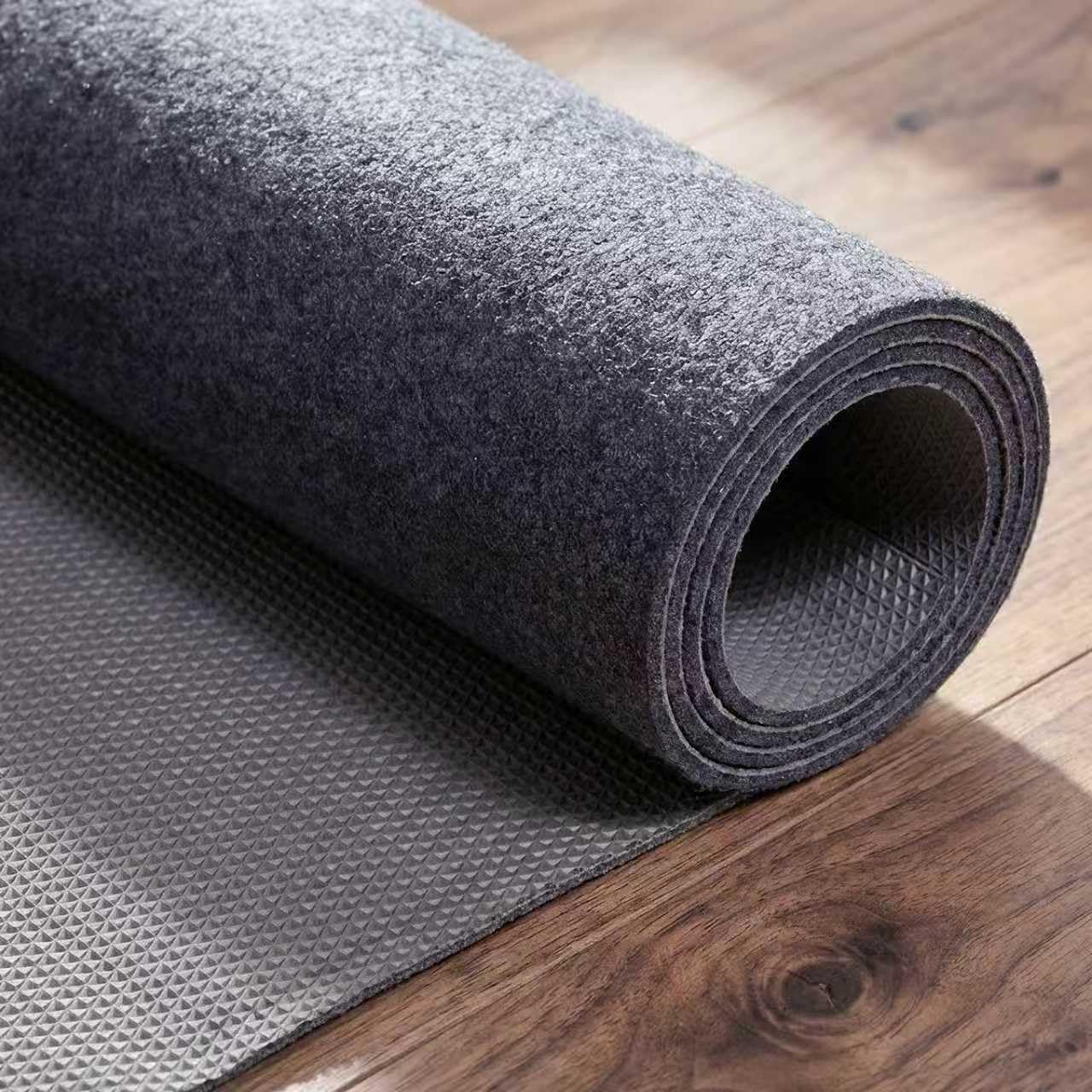 TravLand Non-Slip Rug Pad 5' x 7' – Felt & Rubber Underlay in Dark Gray, Waterproof & Grippy for Hardwood, Tile, Laminate Floors, Prevents Slipping & Bunching