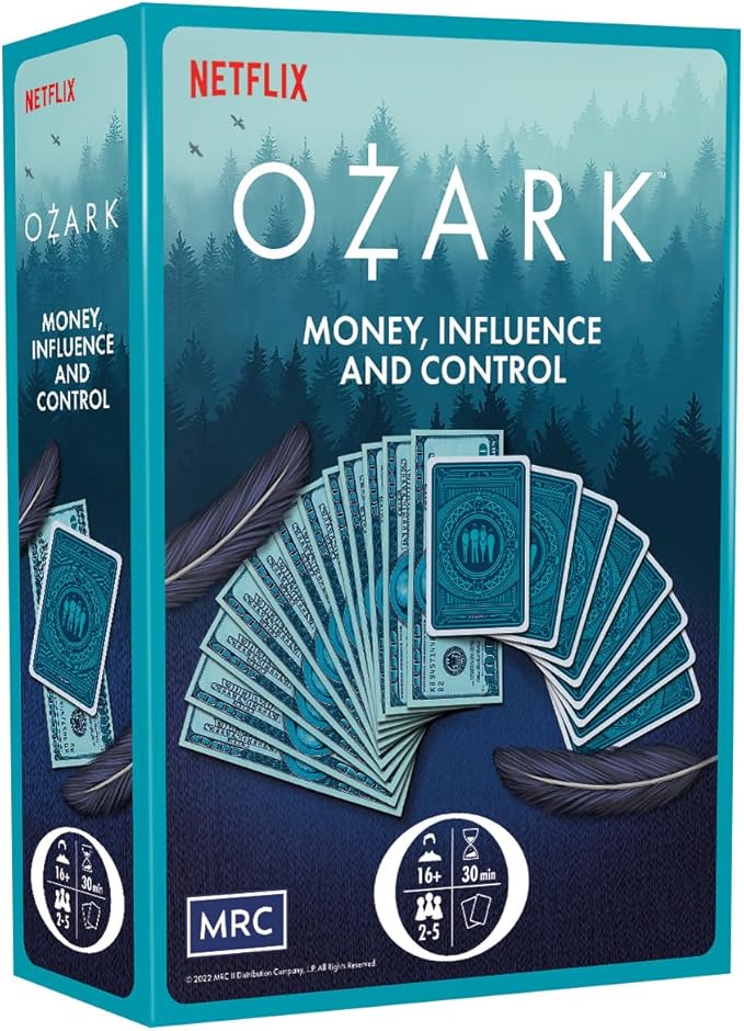 Mixlore Ozark The Board Game | Territory Control Strategy Game | Based on The Hit Netflix TV Series | Ages 16+ | 2-5 Players | Average Playtime 30 Minutes | Made by Mixlore