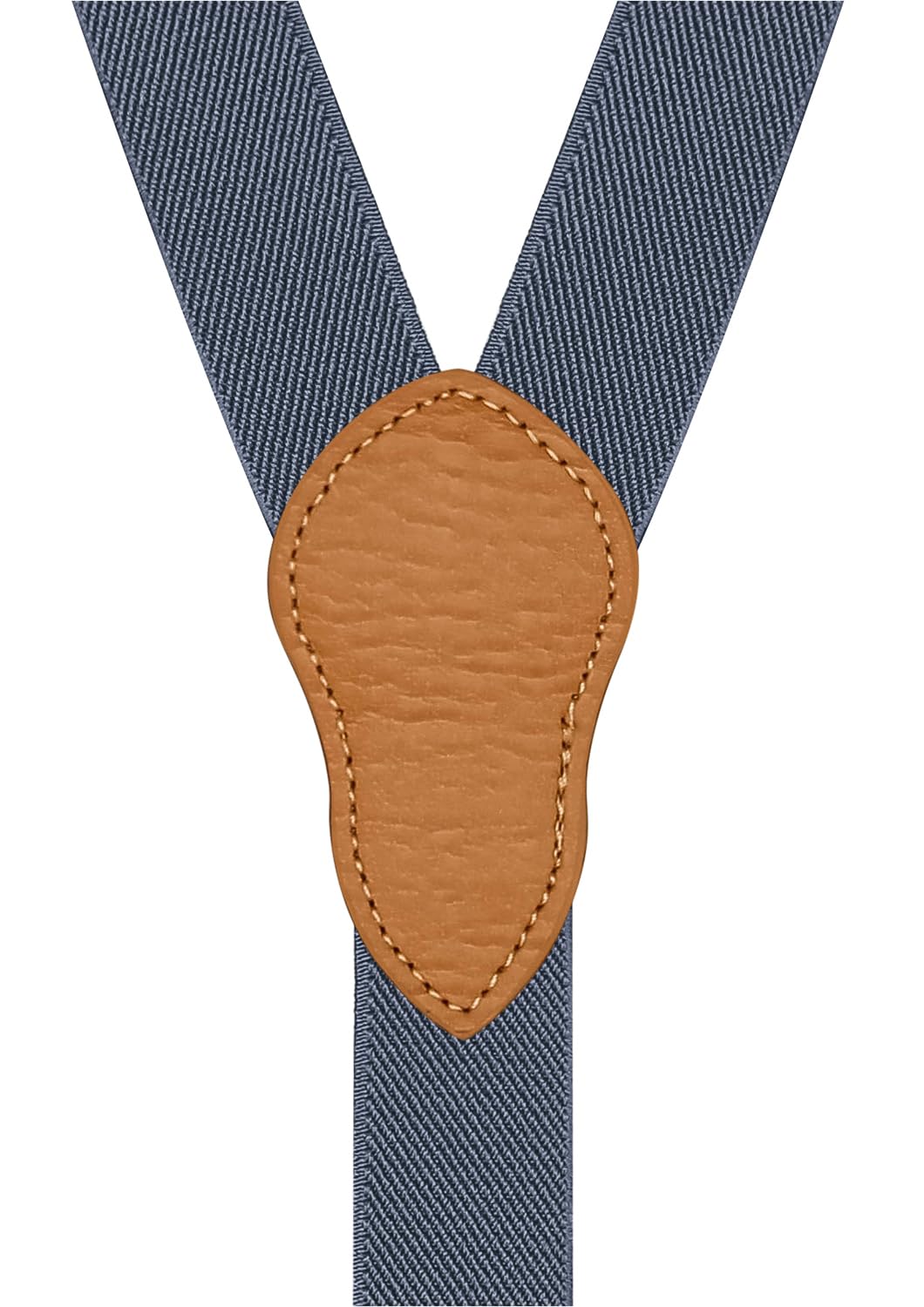 JRHEJTFZ Kids Bow Tie and Suspenders for Boys Set Adjustable Elastic with 3 Metal Clips Dusty Blue 40"