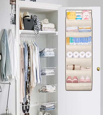 SLEEPING LAMB Shoe Rack for Door, Kids Door Shoe Organizer for Closet hanger