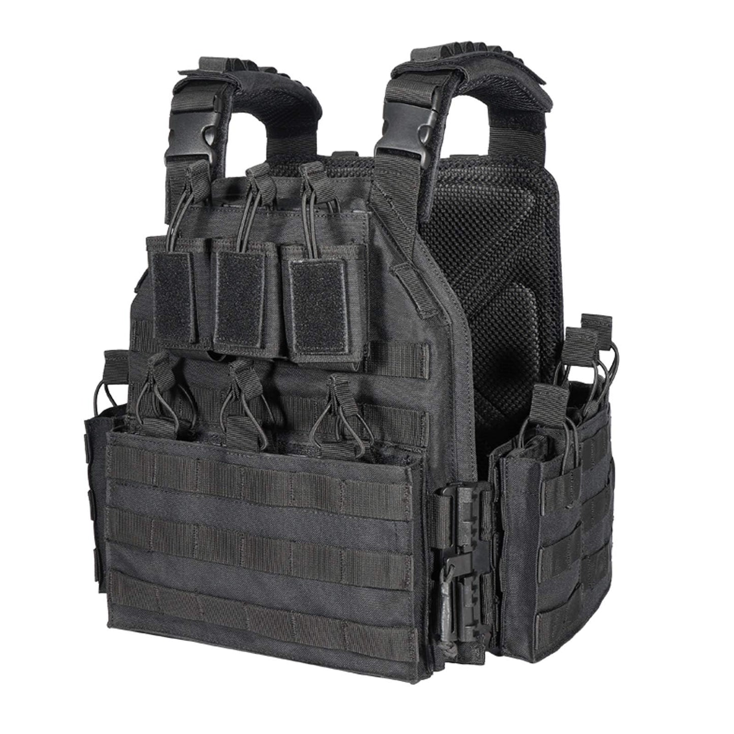 BOMTURN 1000D Tactical Vest for Men Quick Release Modular Vest Adjustable Vest Outdoor
