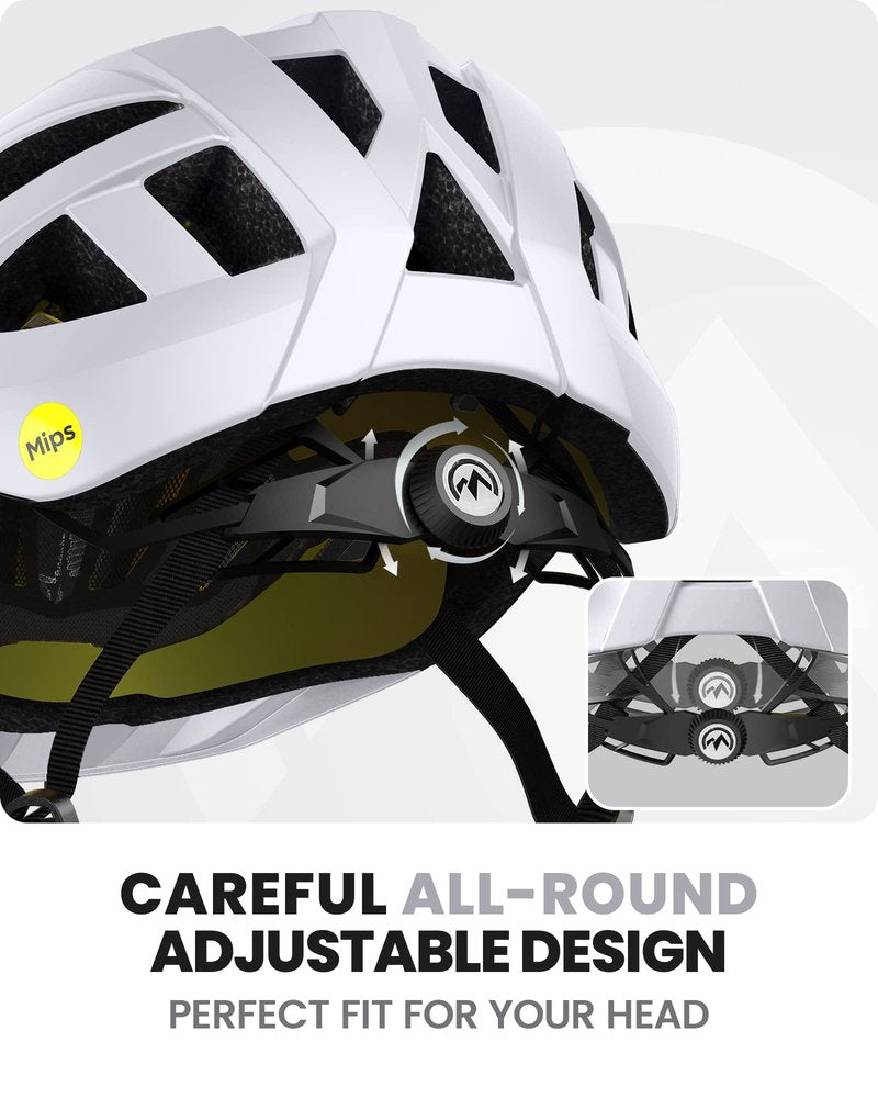 OutdoorMaster MIPS Adult Recreational Cycling Helmet - Chalk Cliff,M