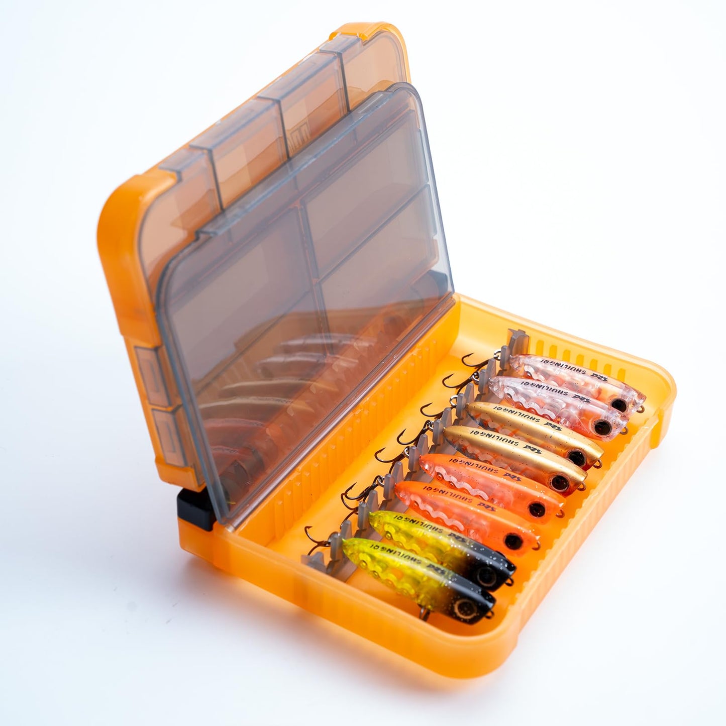 Tcakelox Mini Plastic Tackle Boxes for Small Tackle Box Organizer, Ideal for Fishing Storage Containers, Kayak Fly Boxes Large
