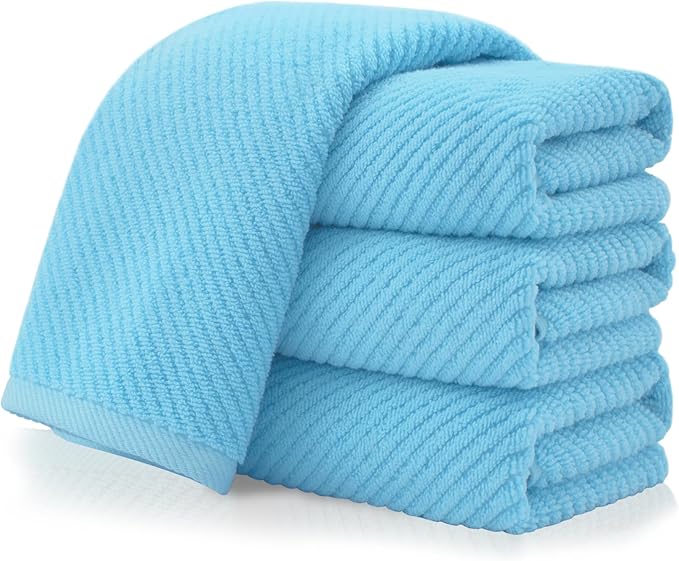 VOOVA & MOVAS Hand Towels for Bathroom Set of 4，Large 18"x 28"