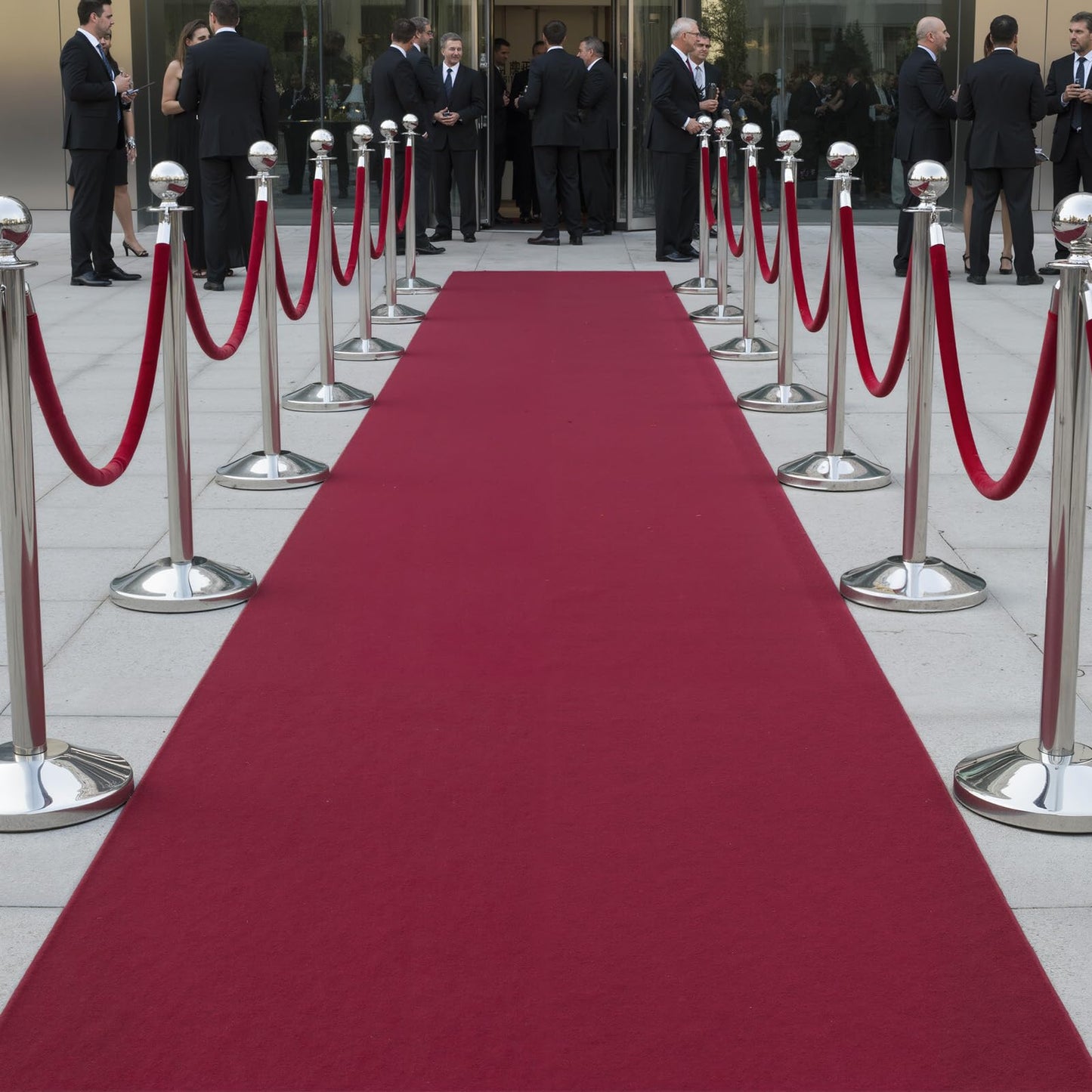 Nuanchu 1 Roll Cuttable Aisle Runner with Rubber Backing 2 x 65 ft Non Slip Carpet Rug Entryway Runway Carpet Runner for Wedding Ceremony Event Indoor Outdoor Party Decor(Burgundy,Felt)