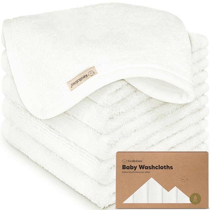 6-Pack Baby Washcloths