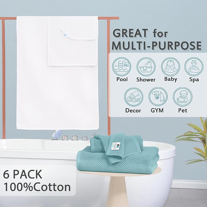 VOOVA & MOVAS Towels for Bathroom