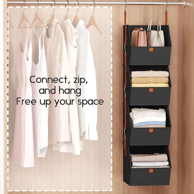 Hanging Closet Organizer 4 Tier