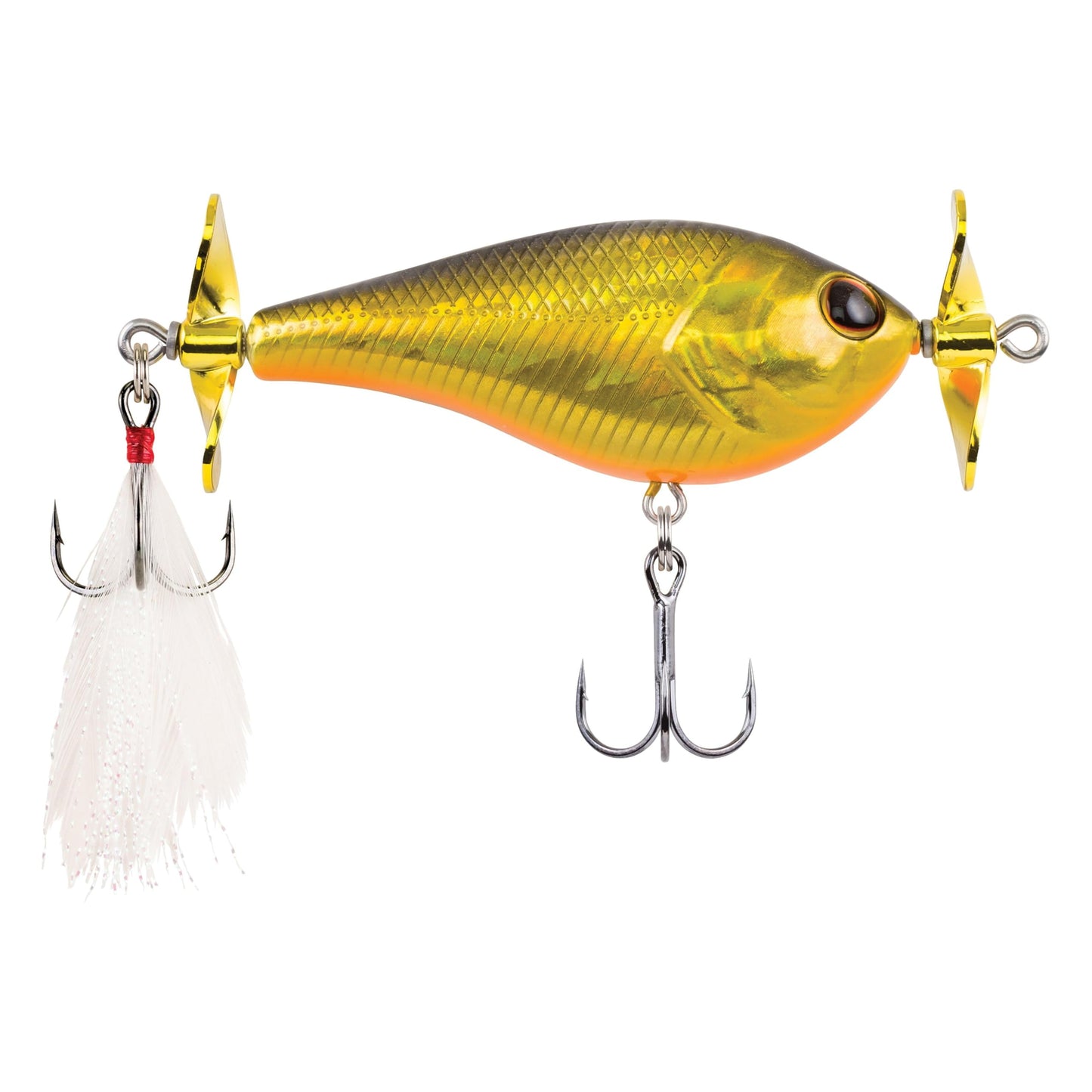 Berkley Spin Bomb Topwater Fishing Lure, Danald, 2/5 oz, | 60mm, Spins at Slower Speeds with Maximum Spray, Equipped with Sharp Fusion19 Hook
