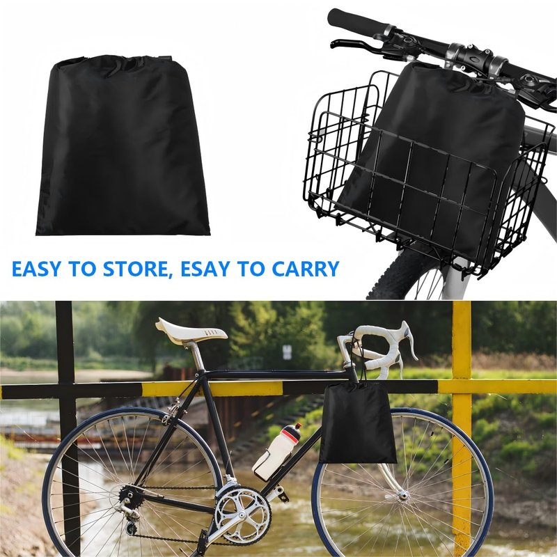 Favoto Bike Cover Waterproof Outdoor - Bicycle Covers for 1 or 2 Bikes Outside Storage Rain Dust Sun Wind Proof with Lock Hole Storage Bag for Ebike Mountain Road Electric Bike