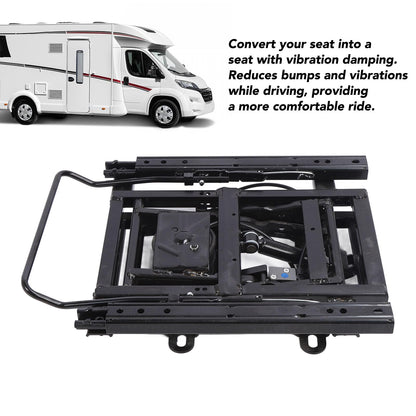 Tissting Heavy Duty Seat Air Suspension Base - Pneumatic Shock Absorbing Suspension Seat Base with Front and Rear Sliding Rails, Reduce Vibration for RV Truck Tractor Construction Vehicles