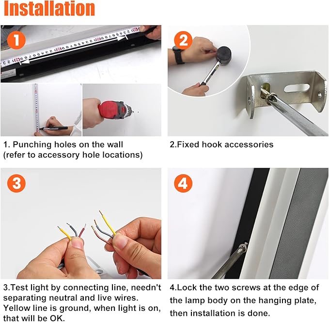 TooCust 2 Pack 31.5in Long Outdoor Modern Led Wall Light, IP65 Waterproof Modern Outdoor Wall Light, 24W Warm Light 3000K, Narrow Strip Light, Long Wall Sconce for Garage, Wired Installation