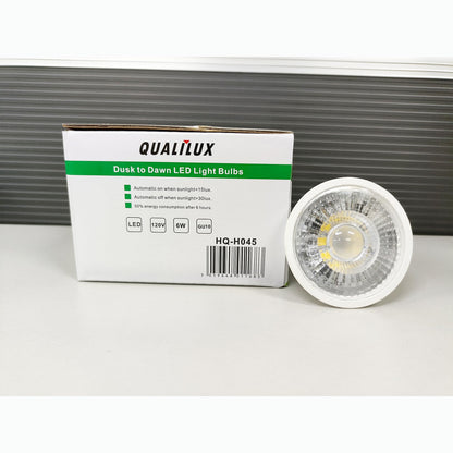 Dusk to Dawn Light Bulbs, Auto On/Off Light Sensing LED Bulbs Outdoor, Vintage Amber, Edison ST19 2-Pack, 6.5W 700LM 60W Equivalent, HQ-H027