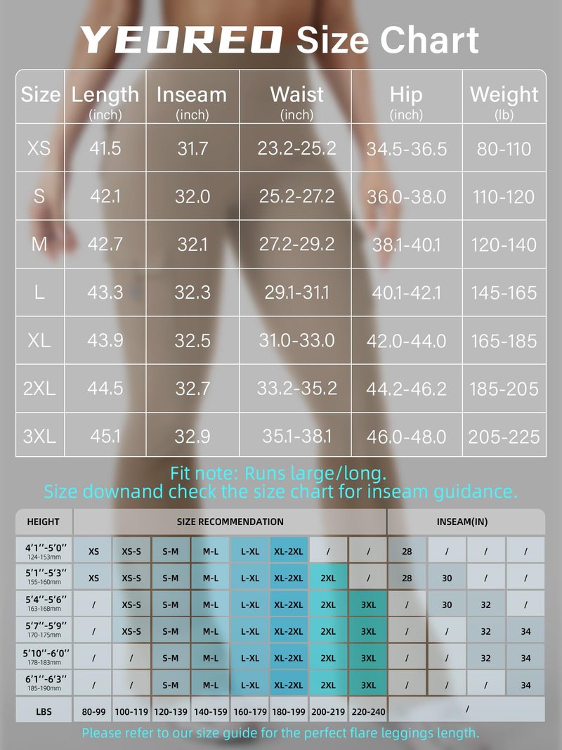 YEOREO CoreFlex Women Workout Flare Leggings with Pockets Hidden Scrunch High Waisted Cargo Gym Yoga Leggings Light Brown XL