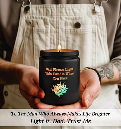 Christmas Candles for Men,Christmas Gifts from Kids, Birthday Xmas Holiday Candle Gifts for Dad,Spice Woody Scented,Perfect for Xmas,New Year,Winter Décor,Over 40 Hours,100% Soy Wax