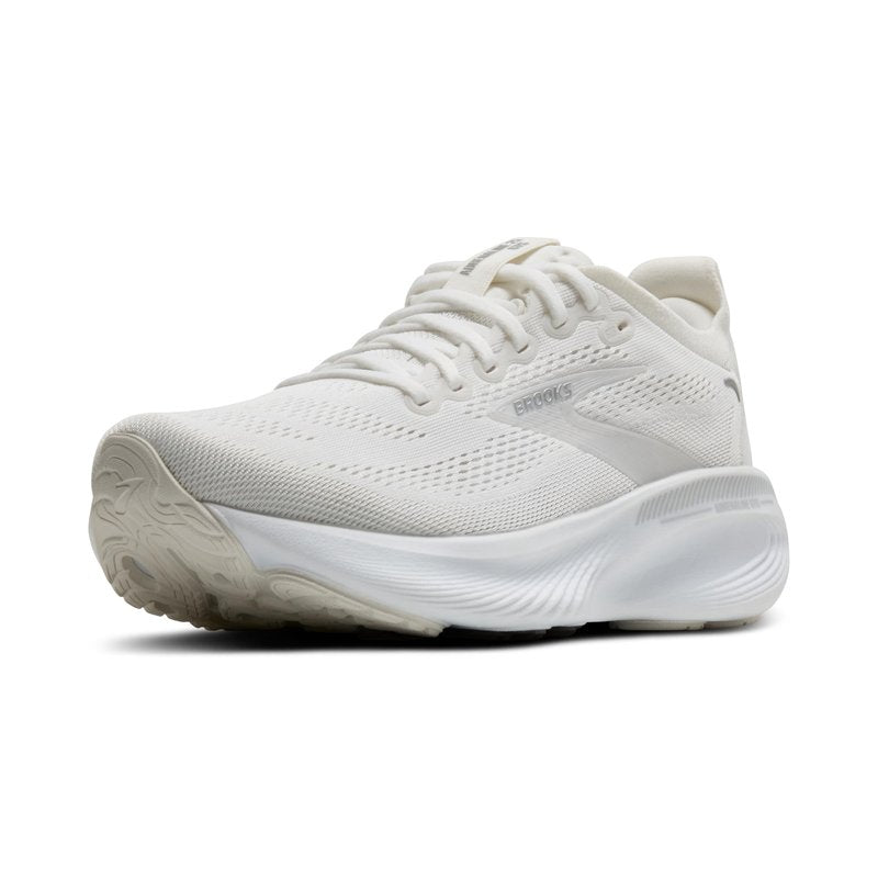 Brooks Women’s Adrenaline GTS 25 Supportive Running & Walking Shoe - White/White/Silver - 12 Medium