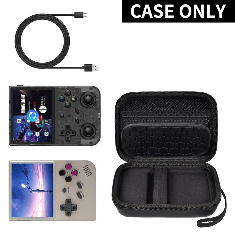 Travel Case for R36S, RG353V, RG353VS - Handheld Game Console Storage Organizer | Durable Carrying Bag