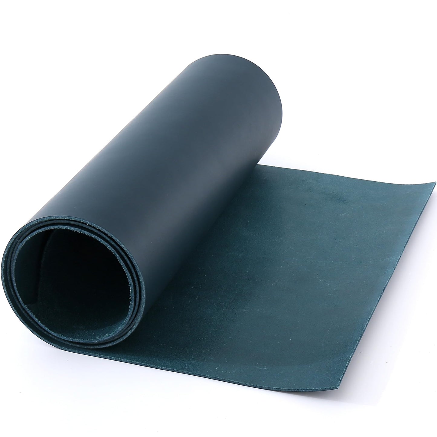 SiiRo SiiRo 17"x70" Vegetable Tanned Leather Sheet, 2.5mm Thick Full Grain Cowhide Leather Roll, Dark Blue Leather for Wallets, Belts, Bags, Straps, DIY Leather Craft