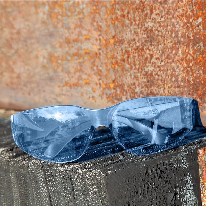BISON LIFE Clear Safety Glasses - ANSI Z87.1 Scratch & Impact Resistant Eye Protection | Unisex Goggles
