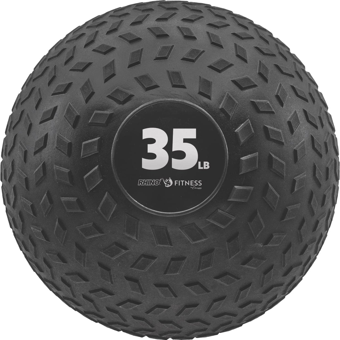 Champion Sports Rhino Fitness Slam Ball, 35 Pounds, Black
