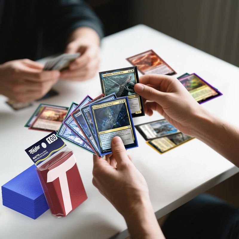 Matte Card Sleeves - 600ct Premium Protectors for Trading Cards | Soft Touch Finish for Smooth Shuffling