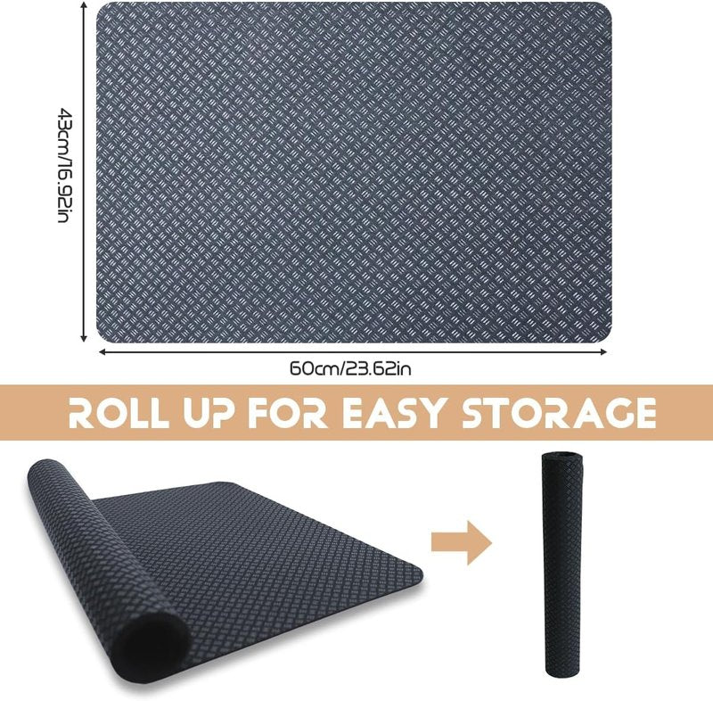 Double-Sided Non-Slip Workout Mat - Anti-Slip Exercise Mat for Mini Elliptical | Perfect for Desk Use