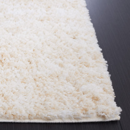 SAFAVIEH Berber Shag Collection Area Rug - 9' x 12', Ivory & Beige, 1.2-inch Thick Ideal for High Traffic Areas in Living Room, Bedroom (BER563A)
