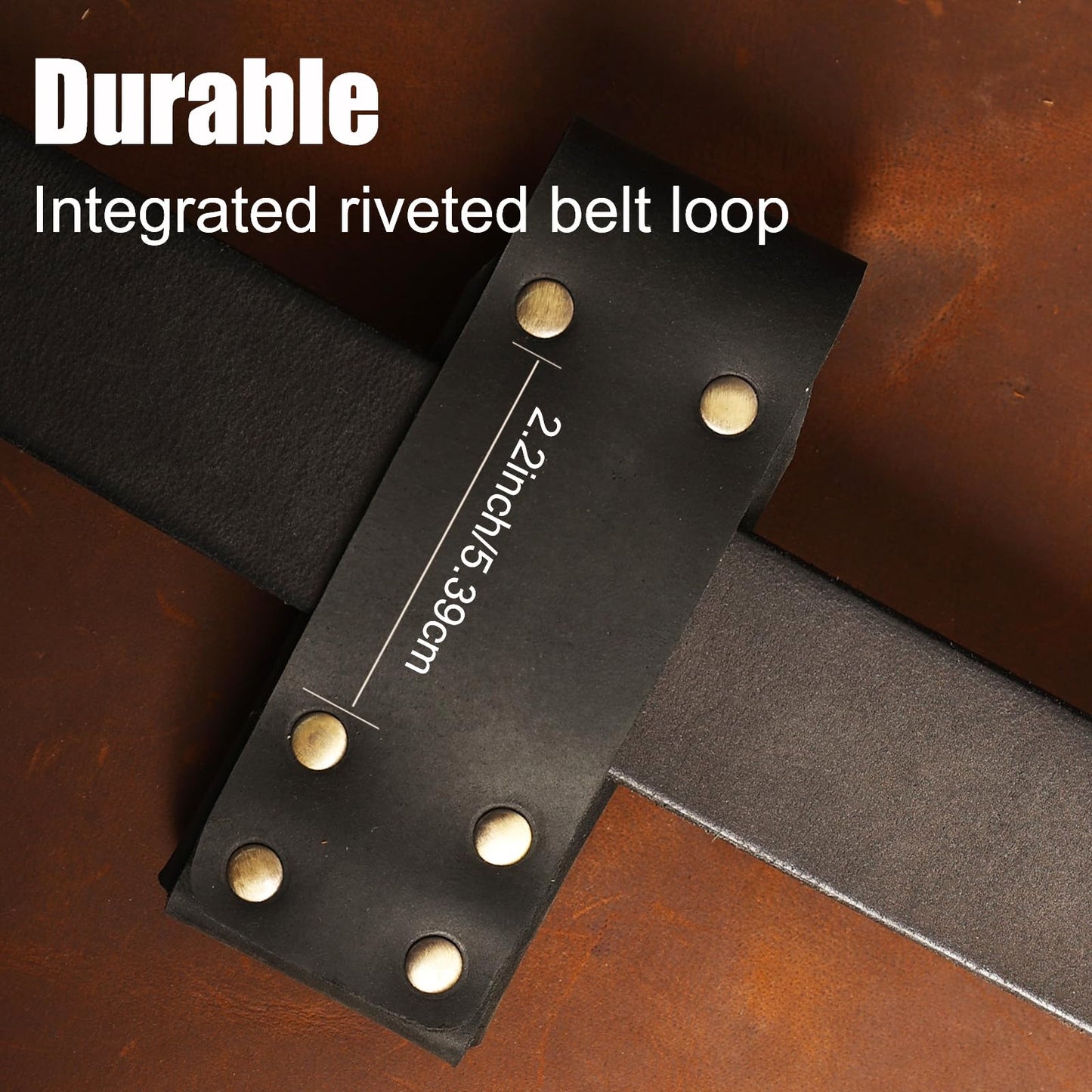 Topstache Leather Multitool Sheath for Belt - Multitool Holster for Belt - Leather Multitool Pouch - Leather Multitool Case for Belt - EDC Belt Organizer - Belt Loop Leather Multitool Holder, Black