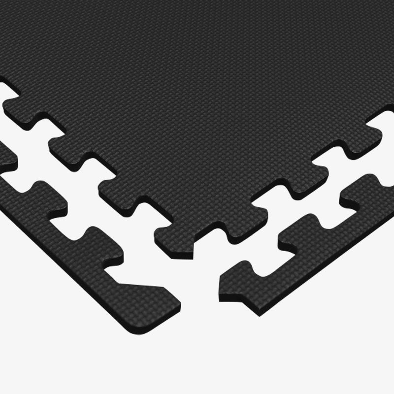 We Sell Mats 3/8 Inch Thick Multipurpose Exercise Floor Mat with EVA Foam, Interlocking Tiles, Anti-Fatigue for Home, or Gym, 24 in x 24 in