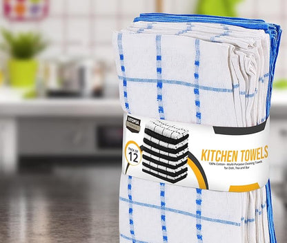 Utopia Towels - Kitchen Towels 12 Pack, 15 x 25 Inches, 100% Ring Spun Cotton
