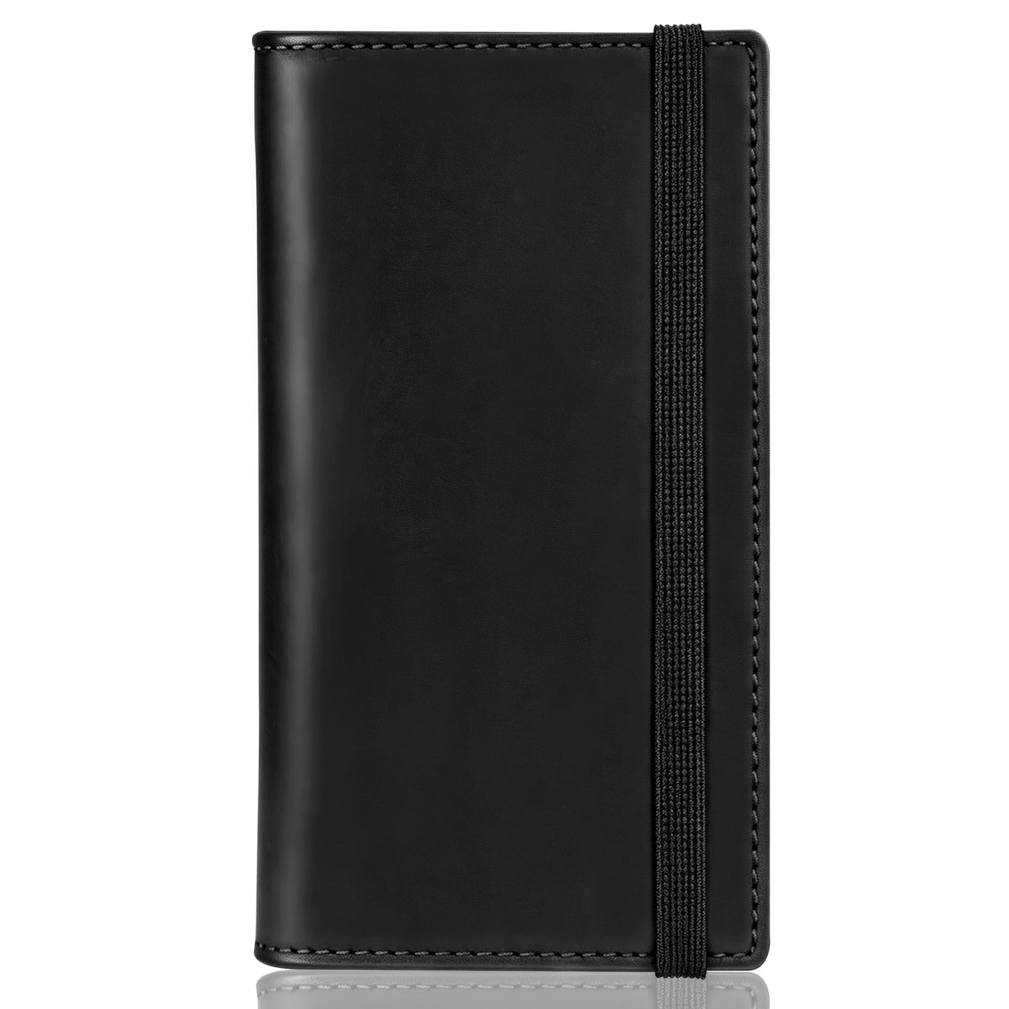 Espera Genuine Leather Checkbook Cover for Men and Women, Check Book Covers for Personal Checkbook with Elastic Band