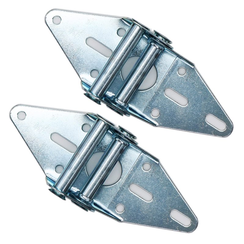2 Packs Garage Door Hinges #3 with Galvanized Finish - Heavy Duty 14 Gauge Steel, Suitable for Residential/Light Commercial Garage Door Replacement